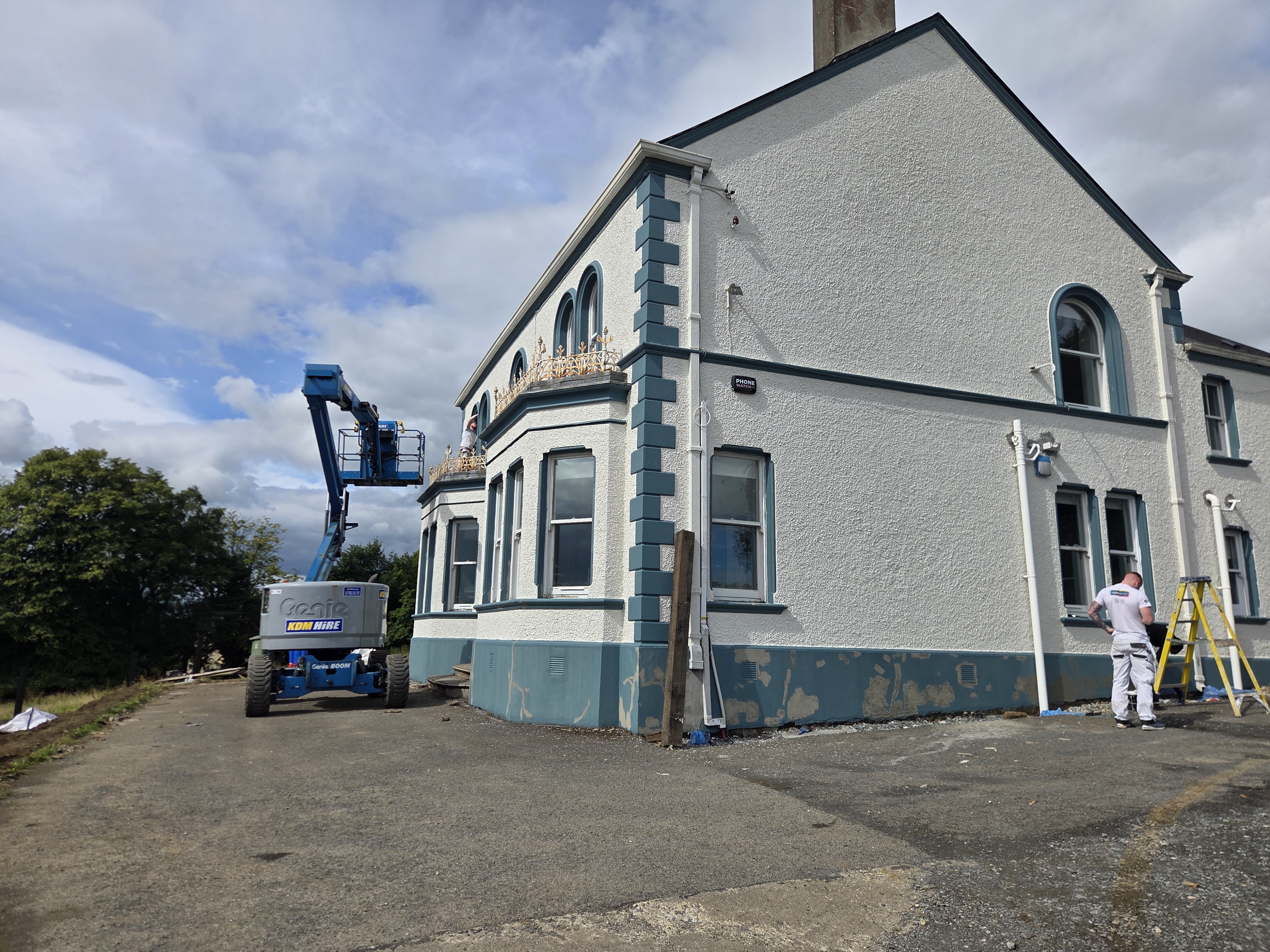 Manse restoration in progress